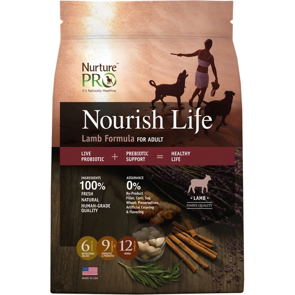 20% OFF: Nurture Pro Nourish Life Lamb Adult Dry Dog Food