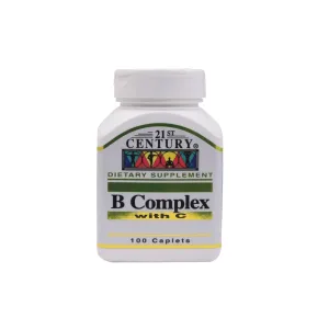 21st Century B Complex with Vitamin C Caplets 100s