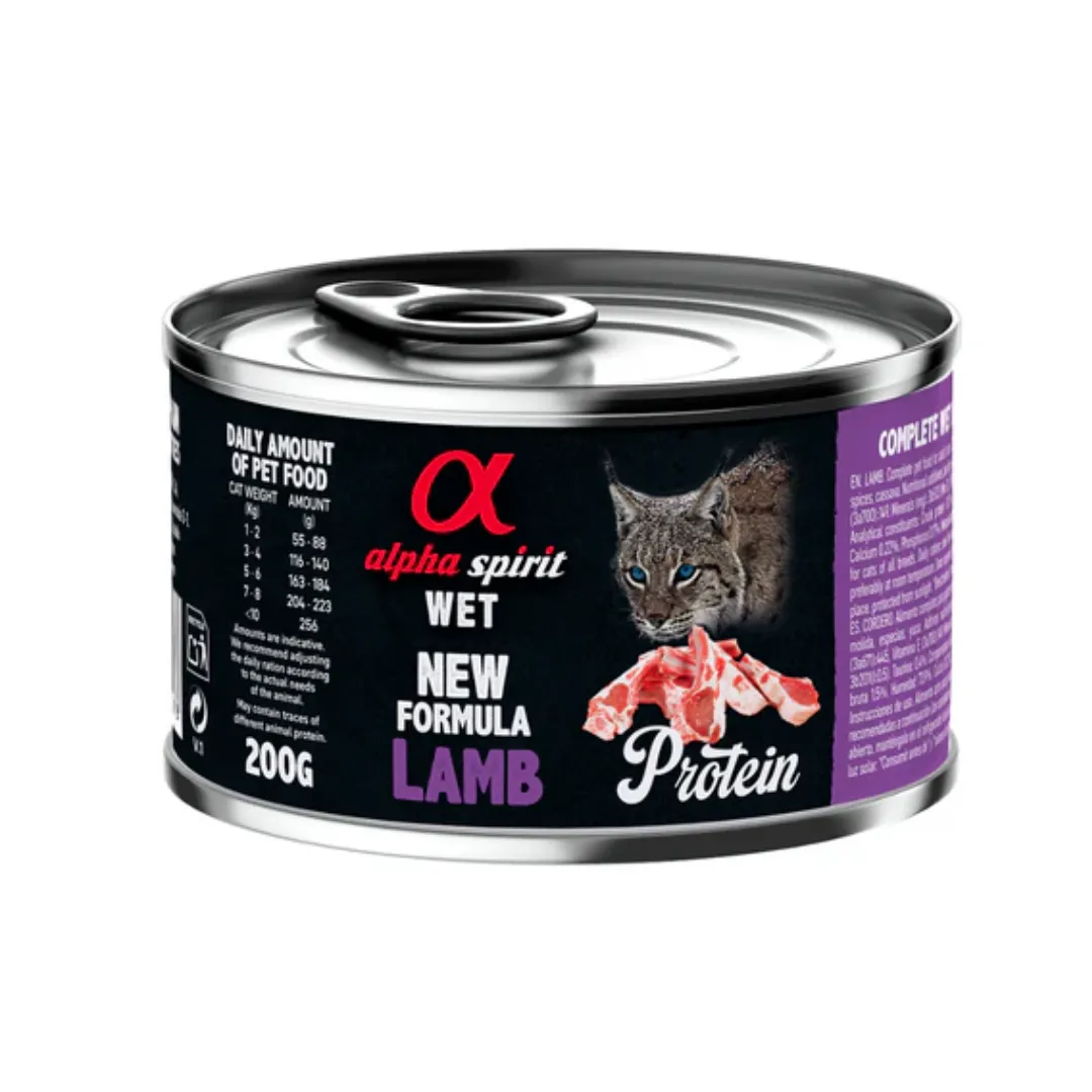 Alpha Spirit Lamb Wet Food for Cats