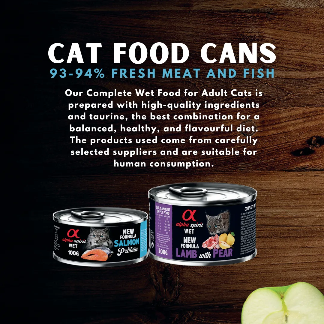 Alpha Spirit Lamb Wet Food for Cats