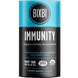 Bixbi Immunity Organic Mushroom Supplements For Cats & Dogs 60g