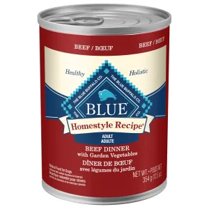 BLUE Homestyle Recipe Beef Dinner Canned Dog Food