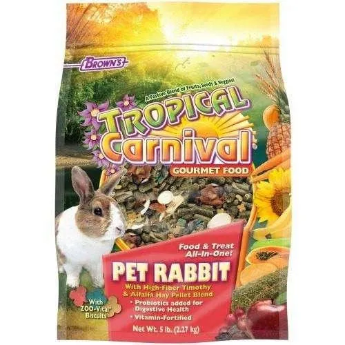 Brown's Tropical Carnival Rabbit Food