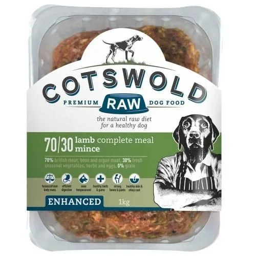 Cotswolds Senior Enhanced 70/30 Lamb Mince 1kg