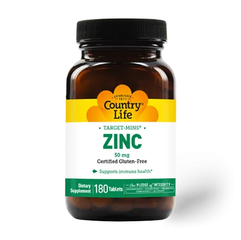 Country Life Zinc 50 mg Tablets