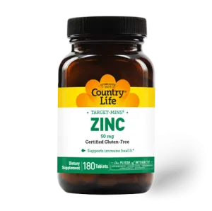 Country Life Zinc 50 mg Tablets