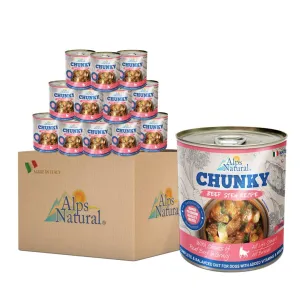 [CTN OF 12] Alps Natural Canned Dog Food - Chunky Beef Stew Recipe (720g)