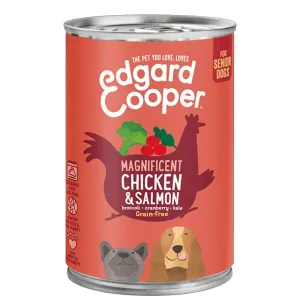 Edgard & Cooper Senior Chicken & Salmon with Broccoli, Cranberry & Kale for Dogs