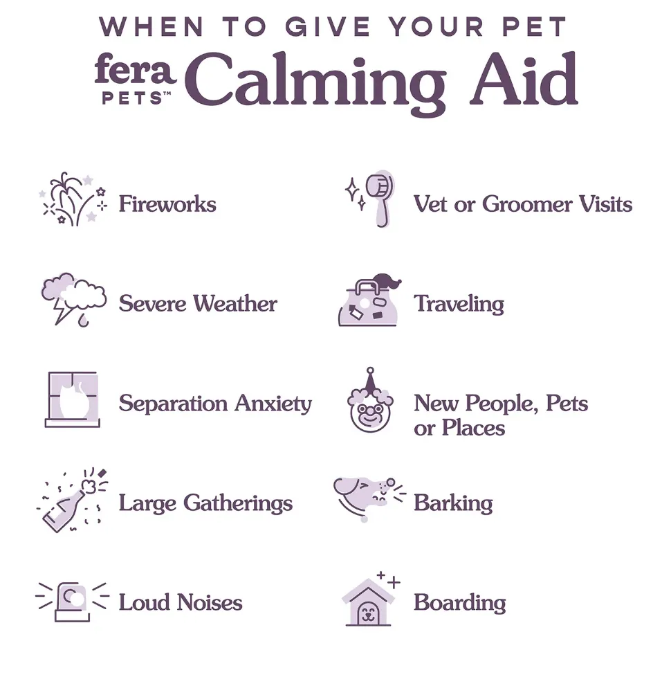 Fera Pet Organics Calming Support for Dogs & Cats