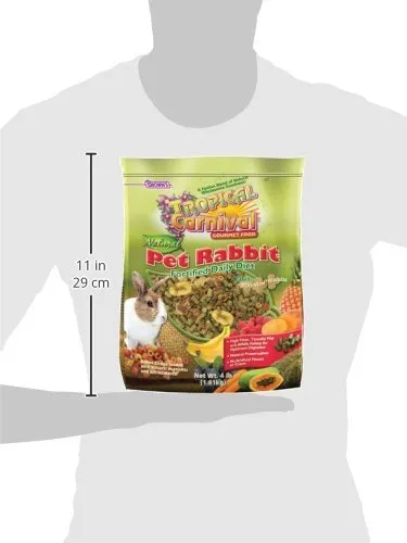 F.M. Brown’s Tropical Carnival Natural Rabbit Food 4 lb