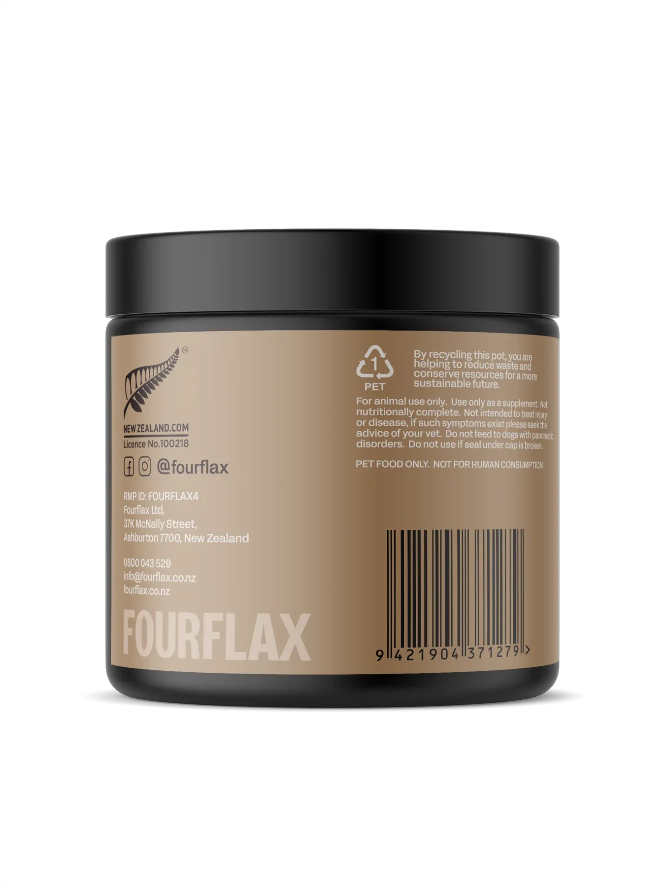 Fourflax Nutritional Powder Supplement for Dogs (Probiotics)