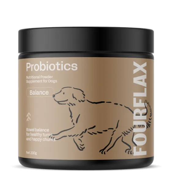 Fourflax Nutritional Powder Supplement for Dogs (Probiotics)