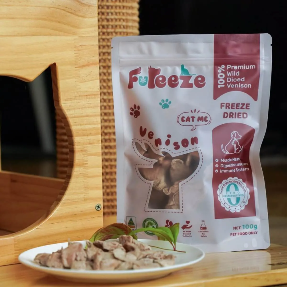 Freeze Dried Venison By Fureeze™ 100g