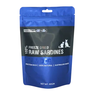 FREEZE DRIED WHOLE SARDINES