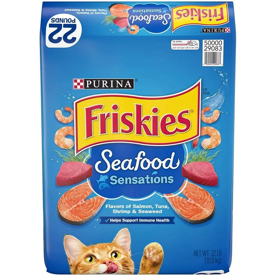 Friskies Adult Seafood Sensations Dry Cat Food