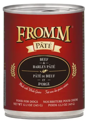 Fromm Beef and Barley Pâté Dog Food (12.2 oz, Single Can)