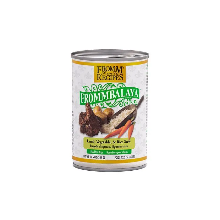 Fromm Family Recipes Frommbalaya Canned Dog Food - Lamb, Vegetable & Rice Stew