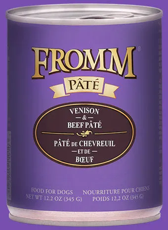 Fromm Four-Star Nutritionals Venison & Beef Pate Canned Dog Food