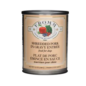 Fromm Four Star Shredded Pork Canned Dog Food