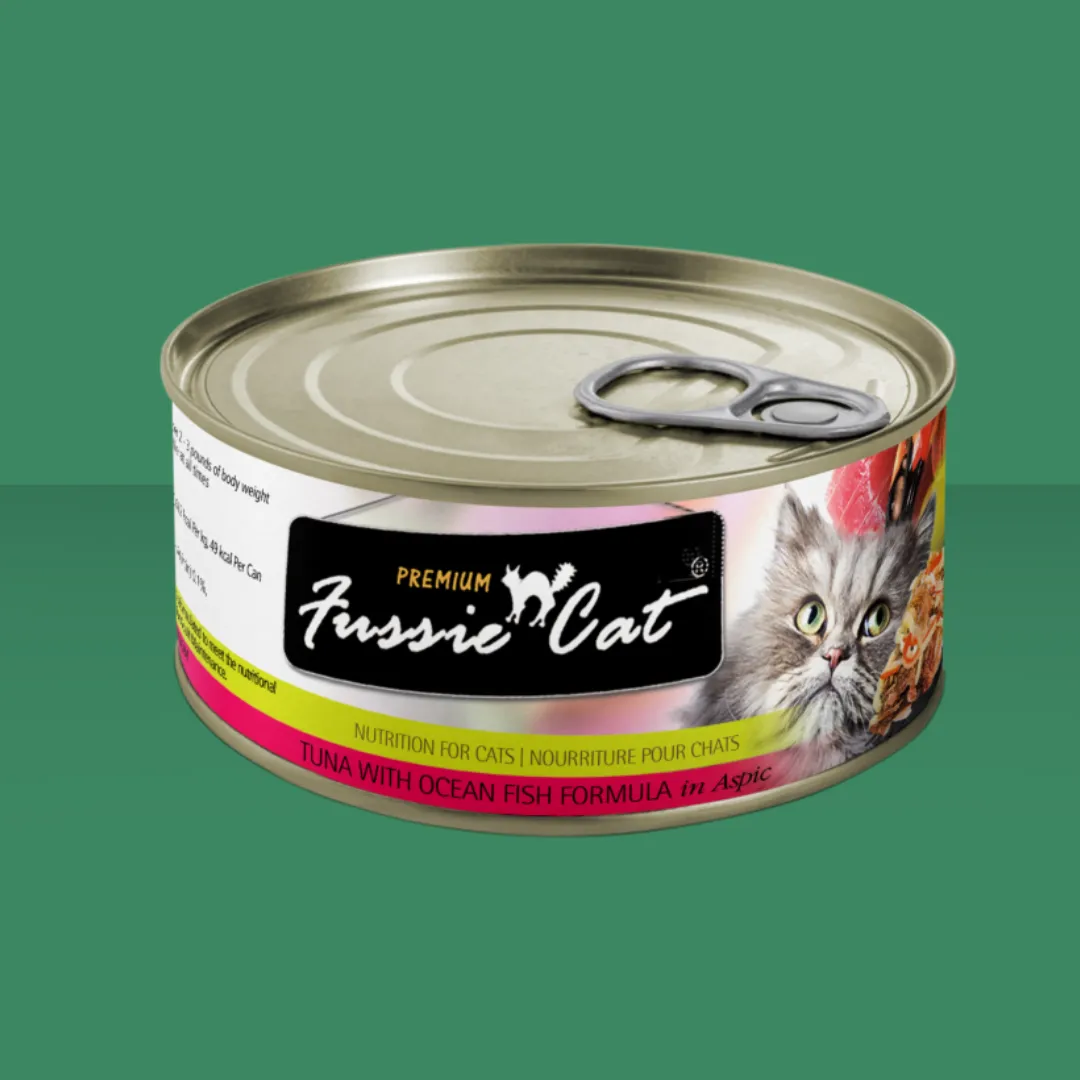 Fussie Cat Tuna With Ocean Fish 2.8oz