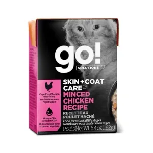 Go! Skin   Coat Care Minced Chicken Recipe With Grains for cats