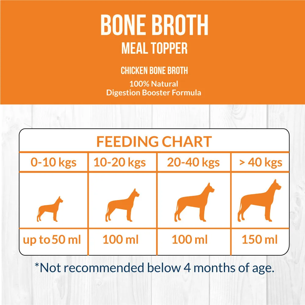 Goofy Tails Chicken Bone Broth for Dogs and Puppies 100ml