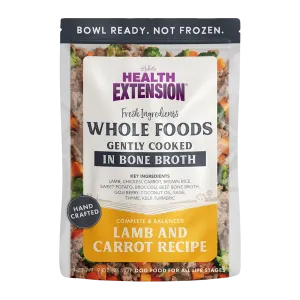 Health Extension Gently Cooked Lamb And Carrot Recipe for Dogs (9 oz Pouch)