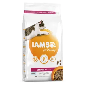 Iams Senior Vitality Dry Cat Food with Ocean Fish