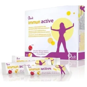 IMMUNE ACTIVE powder, vitamin C, zinc, L-histidine, selenium