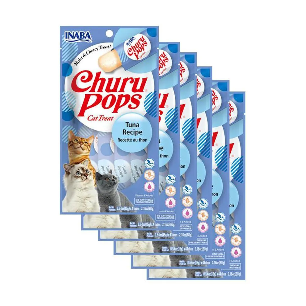 Inaba Churu Pops Tuna Cat Treats 60g x 6