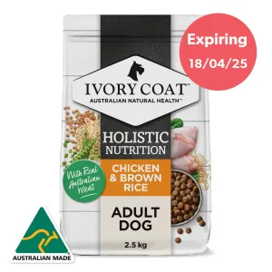 Ivory Coat Holistic Nutrition Adult Chicken & Brown Rice Dry Dog Food