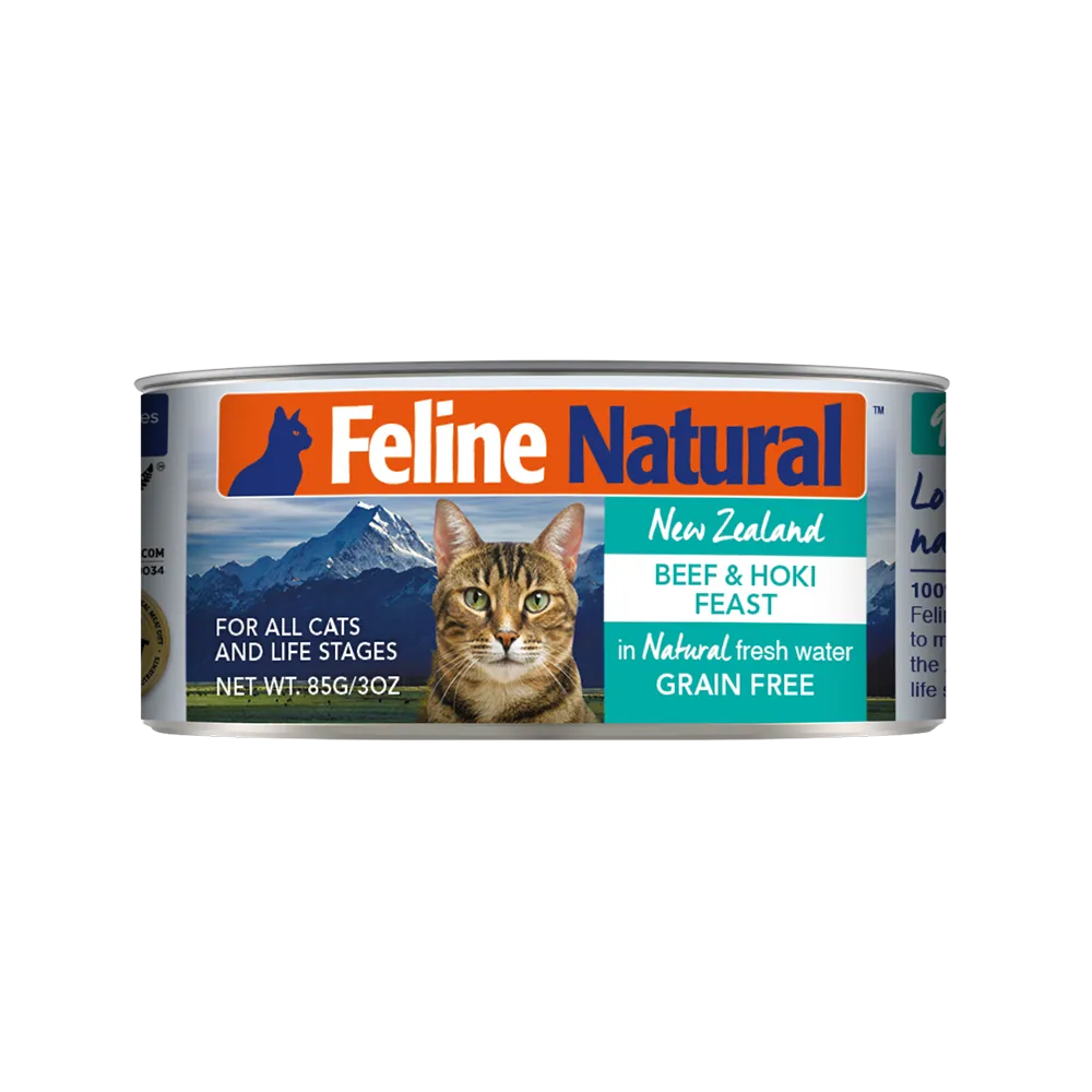 K9 Feline Natural Beef & Hoki Feast 85g