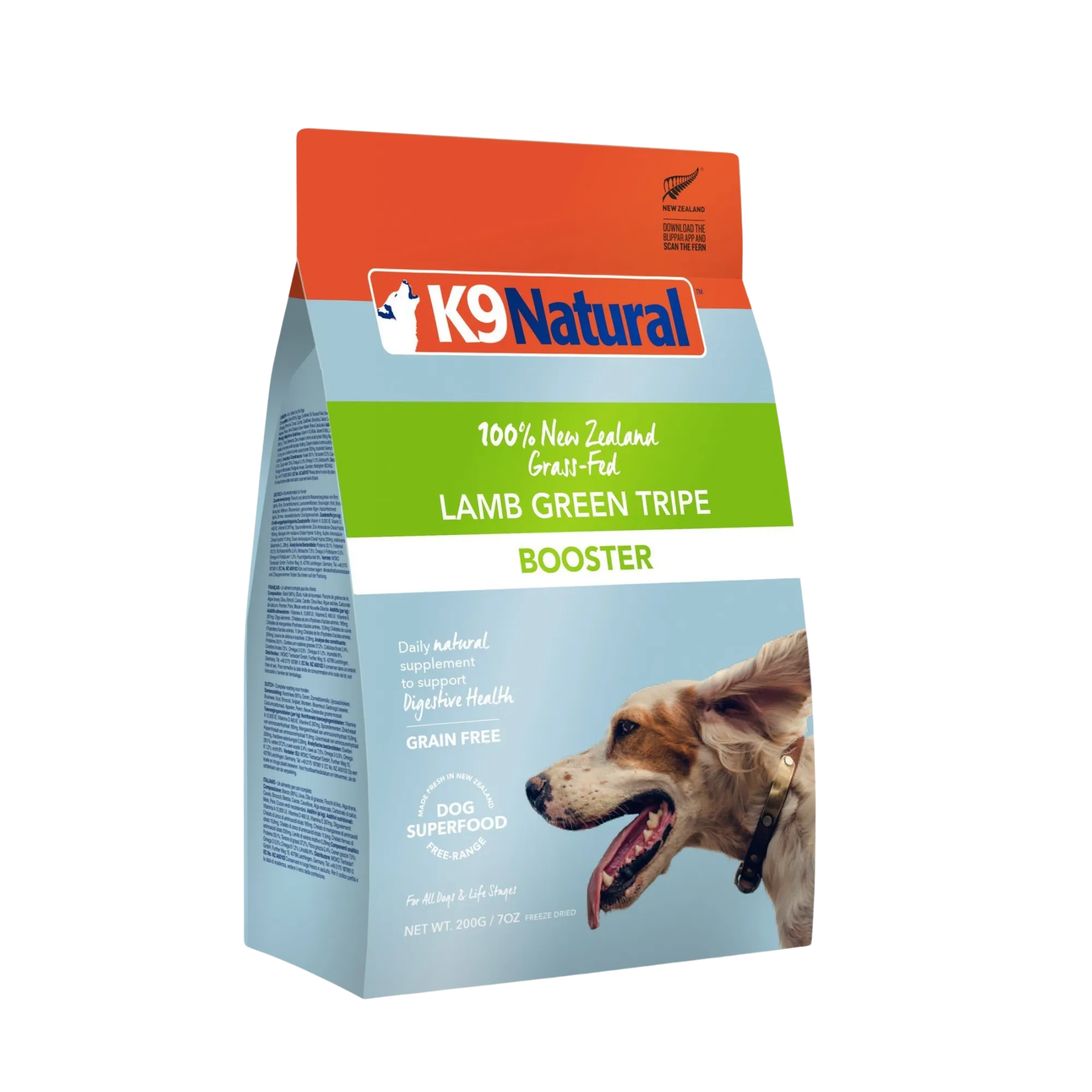 K9 Natural Dog Freeze-Dried Lamb Green Tripe Booster 7 oz