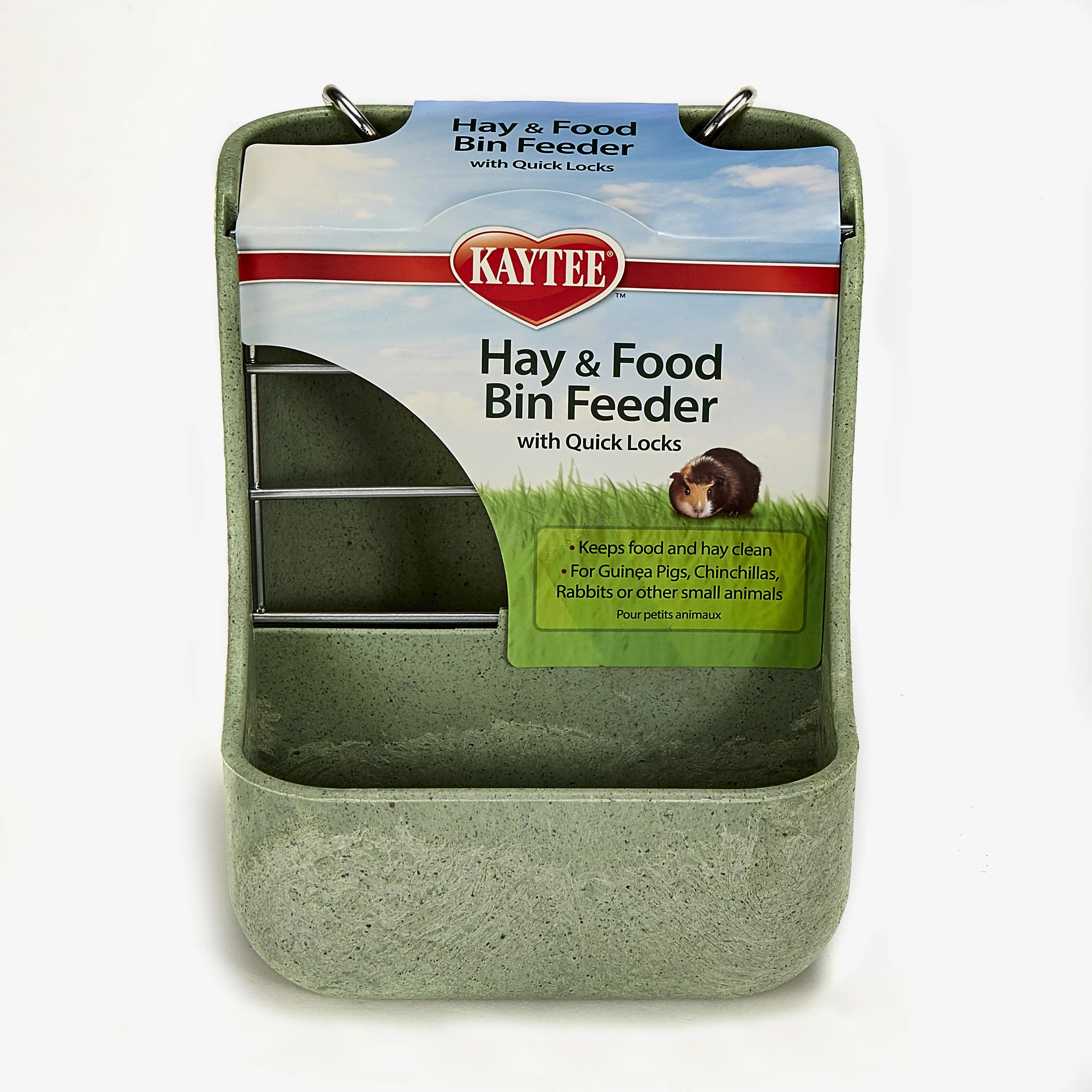 Kaytee Hay-N-Food Feeder Assorted Colors 5.75″ x 5.75″ x 7″