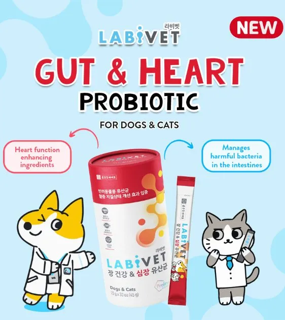 Labivet Gut & Heart Functional Probiotic for Dogs & Cats