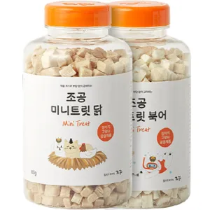 Mini Treats Freeze-Dried Snack Set 2 Types, Chicken   Pollack, 130g - 🏆 #11 - Pet Supplies - Best of December