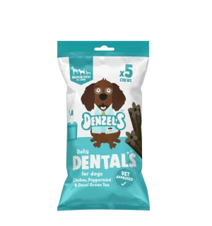 Natural Daily Dentals Chicken Peppermint & Decaf Green Tea - Plastic Free