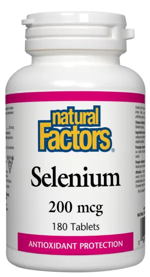 Natural Factors Selenium (200mcg) (180 Tabs)