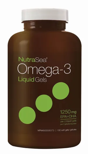 Nature's Way NutraSea Omega-3 Liquid Gels Fresh Mint Flavour (150 Softgels)