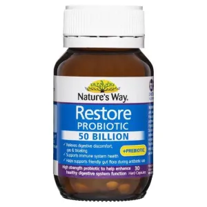 Nature's Way Restore Probiotic 50 Billion 30 Capsules