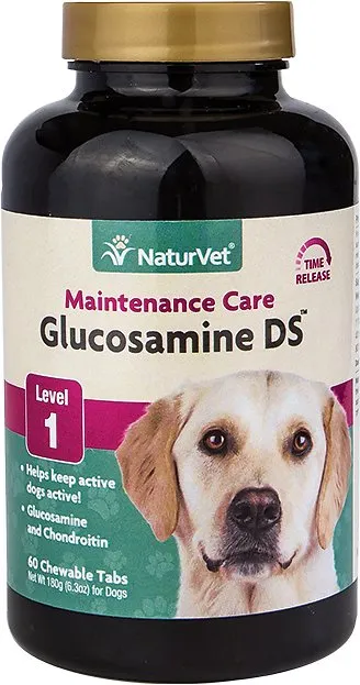 NaturVet Glucosamine DS Level 1 Maintenance Tablets 60 ct.