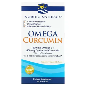 Nordic Natural Omega Curcumin 60 Softgels