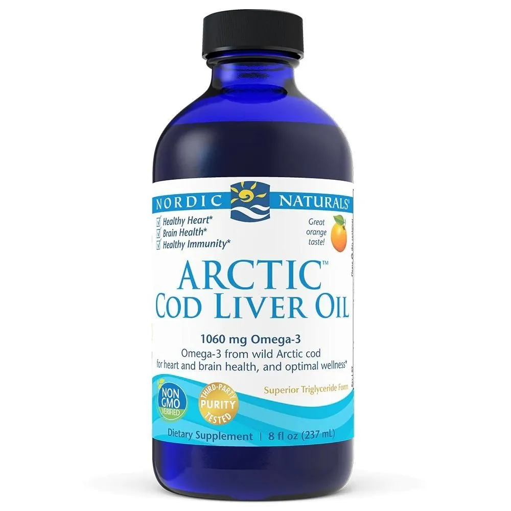 Nordic Naturals Arctic Cod Liver Oil 8 Fl Oz