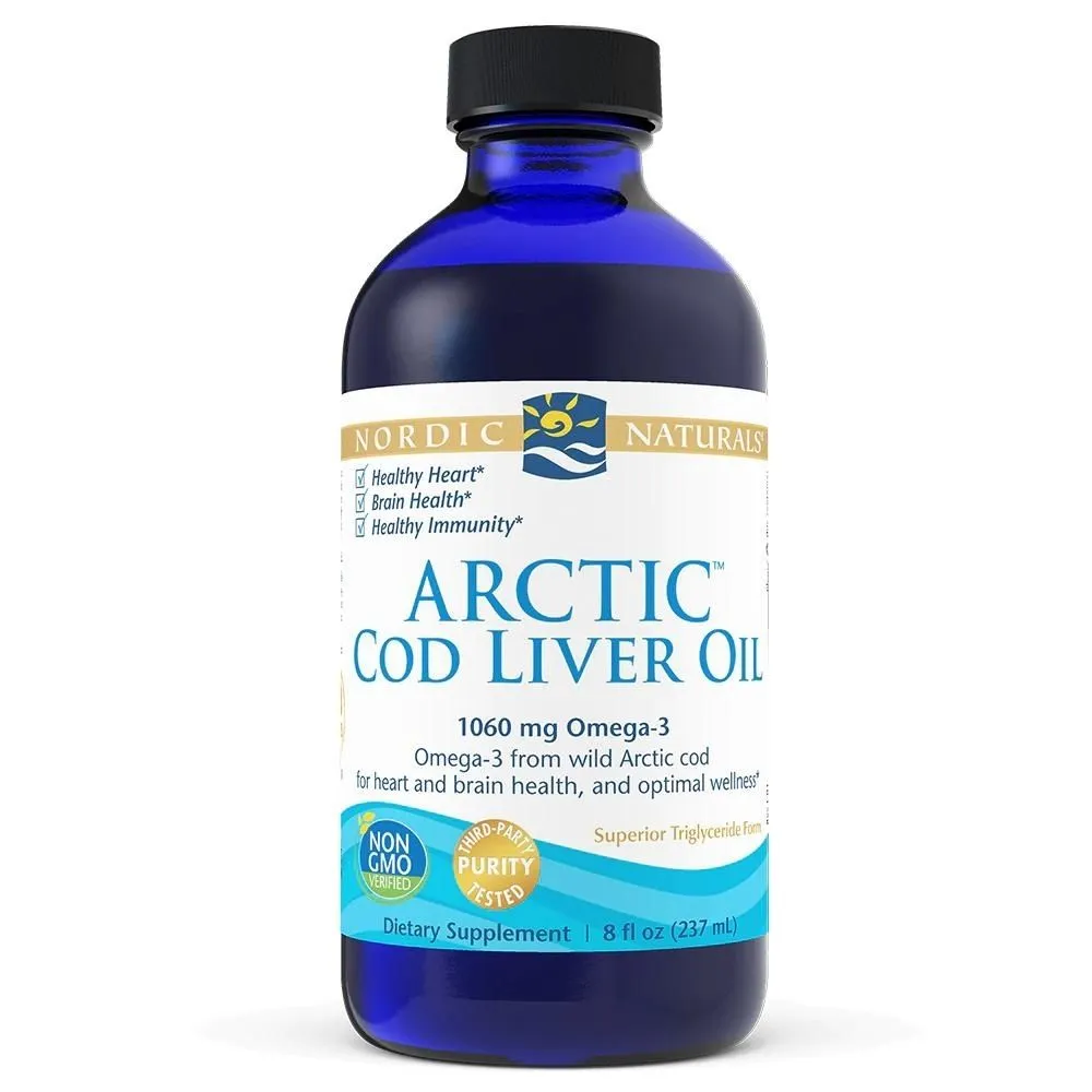 Nordic Naturals Arctic Cod Liver Oil 8 Fl Oz