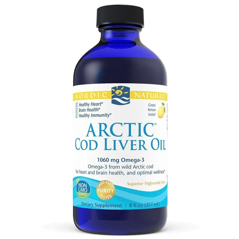 Nordic Naturals Arctic Cod Liver Oil 8 Fl Oz