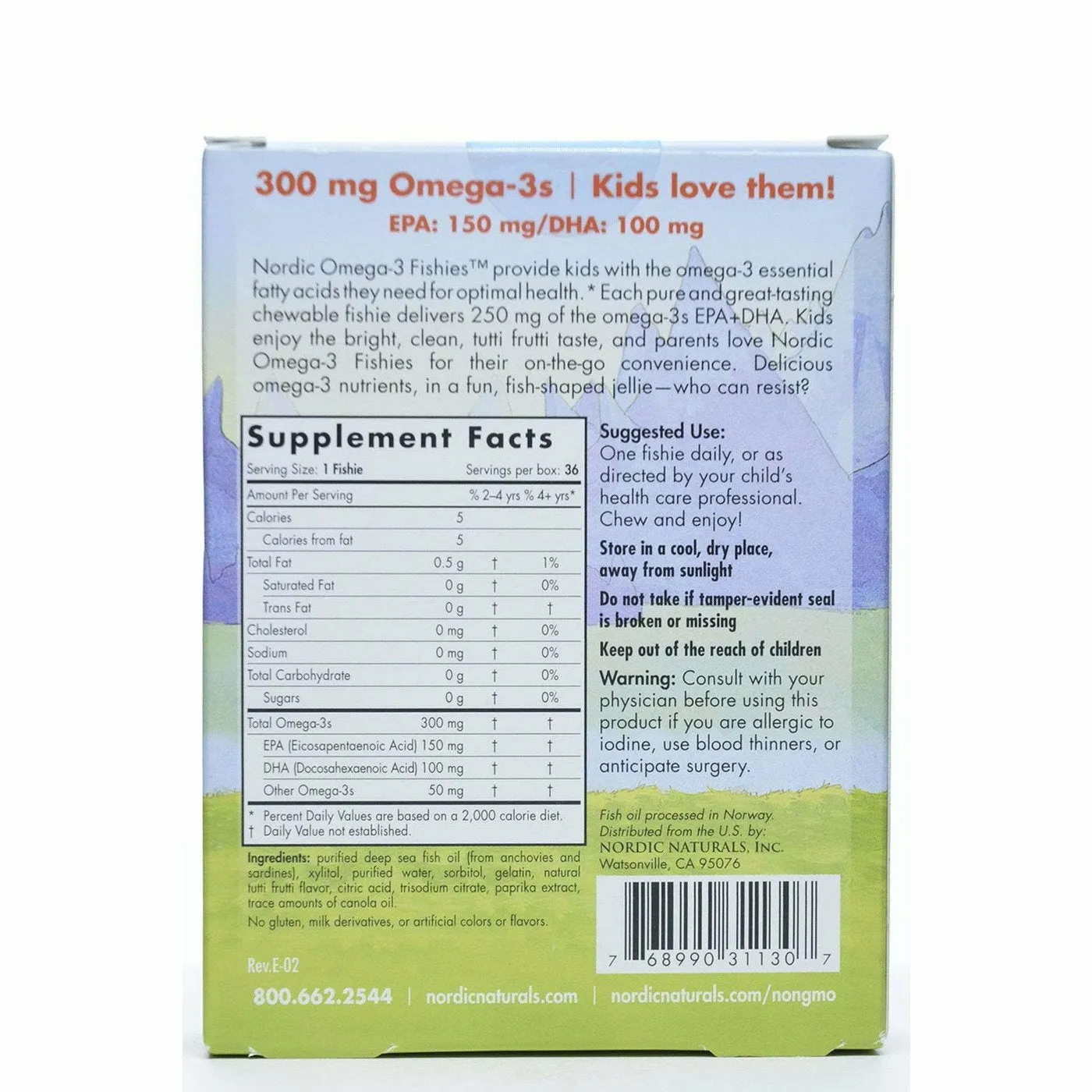 Nordic Omega-3 Fishies 36 chews by Nordic Naturals