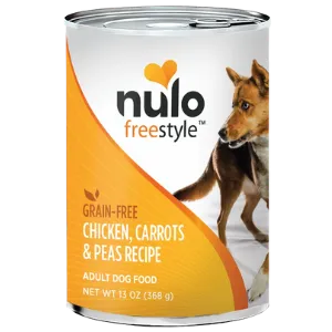 Nulo Freestyle Grain-Free Chicken, Carrots & Peas Recipe Wet Dog Food, 13 oz