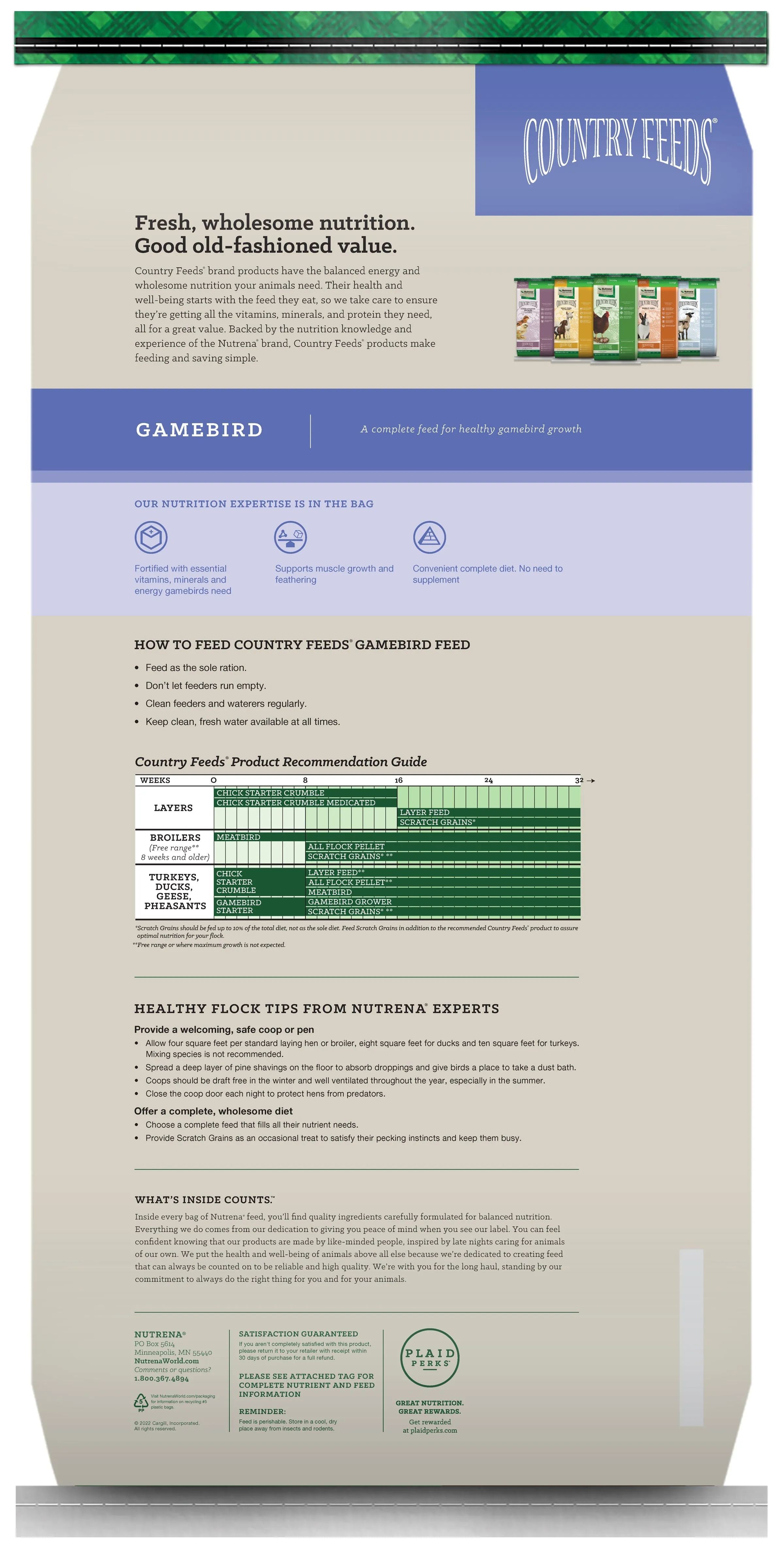 Nutrena® Country Feeds® Gamebird (Grower)