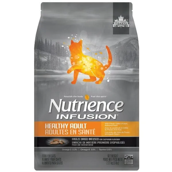 Nutrience Infusion Healthy Adult Chicken Recipe Dry Cat Food, 2.27kg