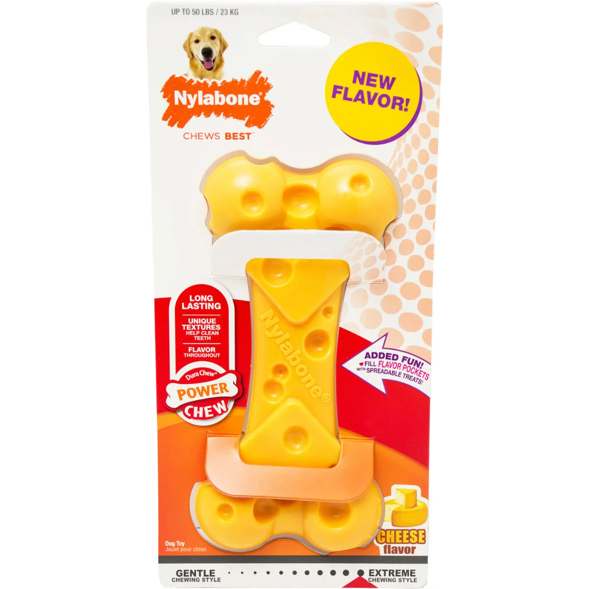 Nylabone DuraChew Cheese Flavored Dog Bone